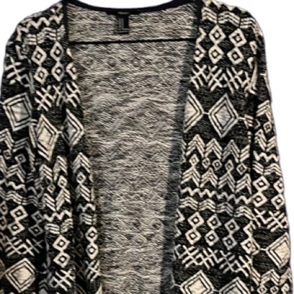 Long Open Front Sweater/Duster - Picture 6 of 7